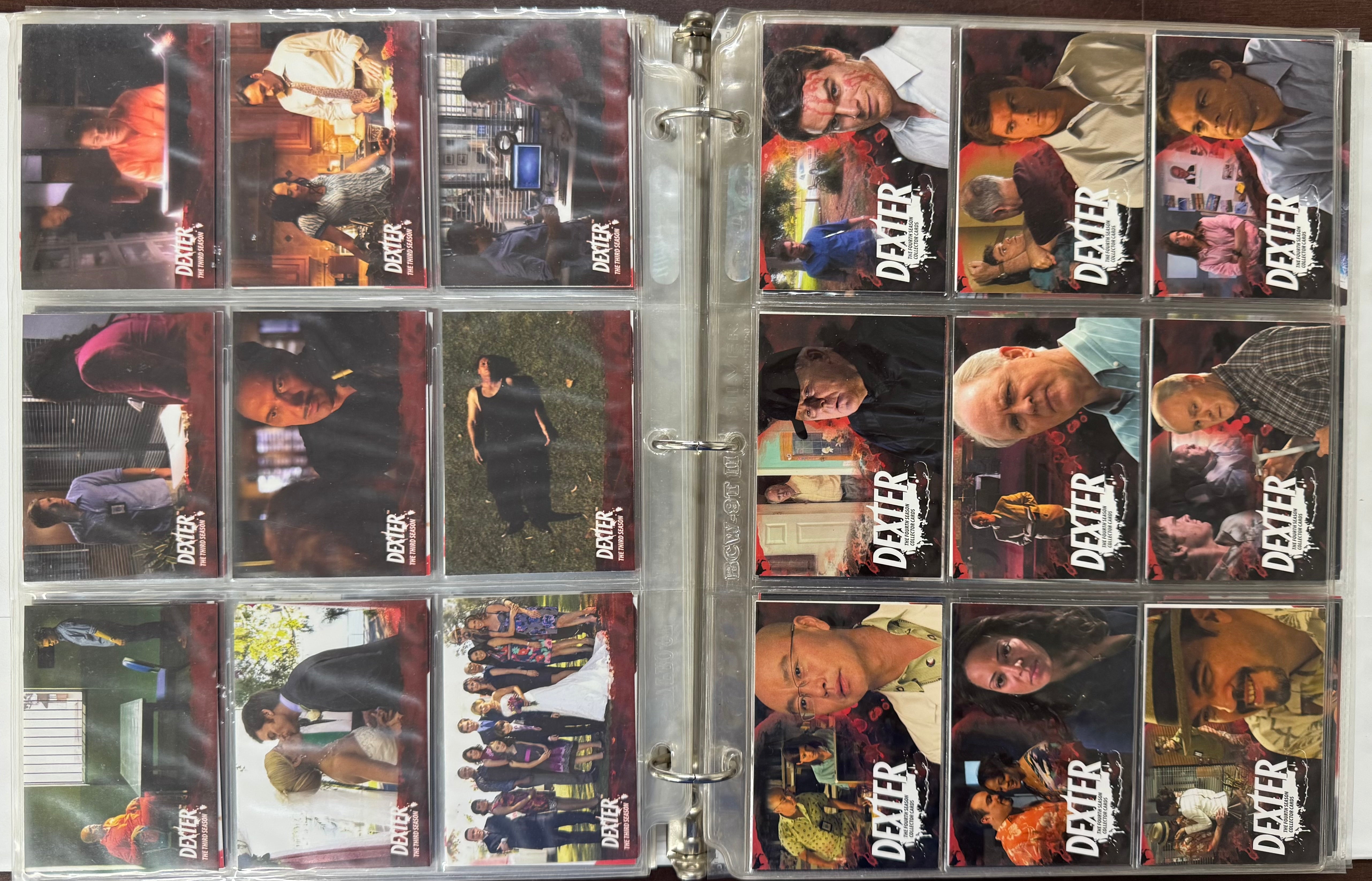 2009/15 Breygent Dexter Seasons 1-8 Complete Card Sets W/ Inserts