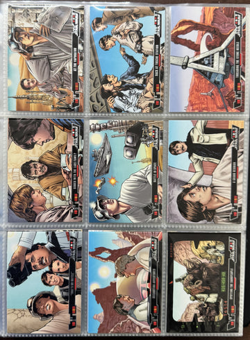 2013 Topps Star Wars Illustrated New Hope and Empire Strikes Back Complete Sets