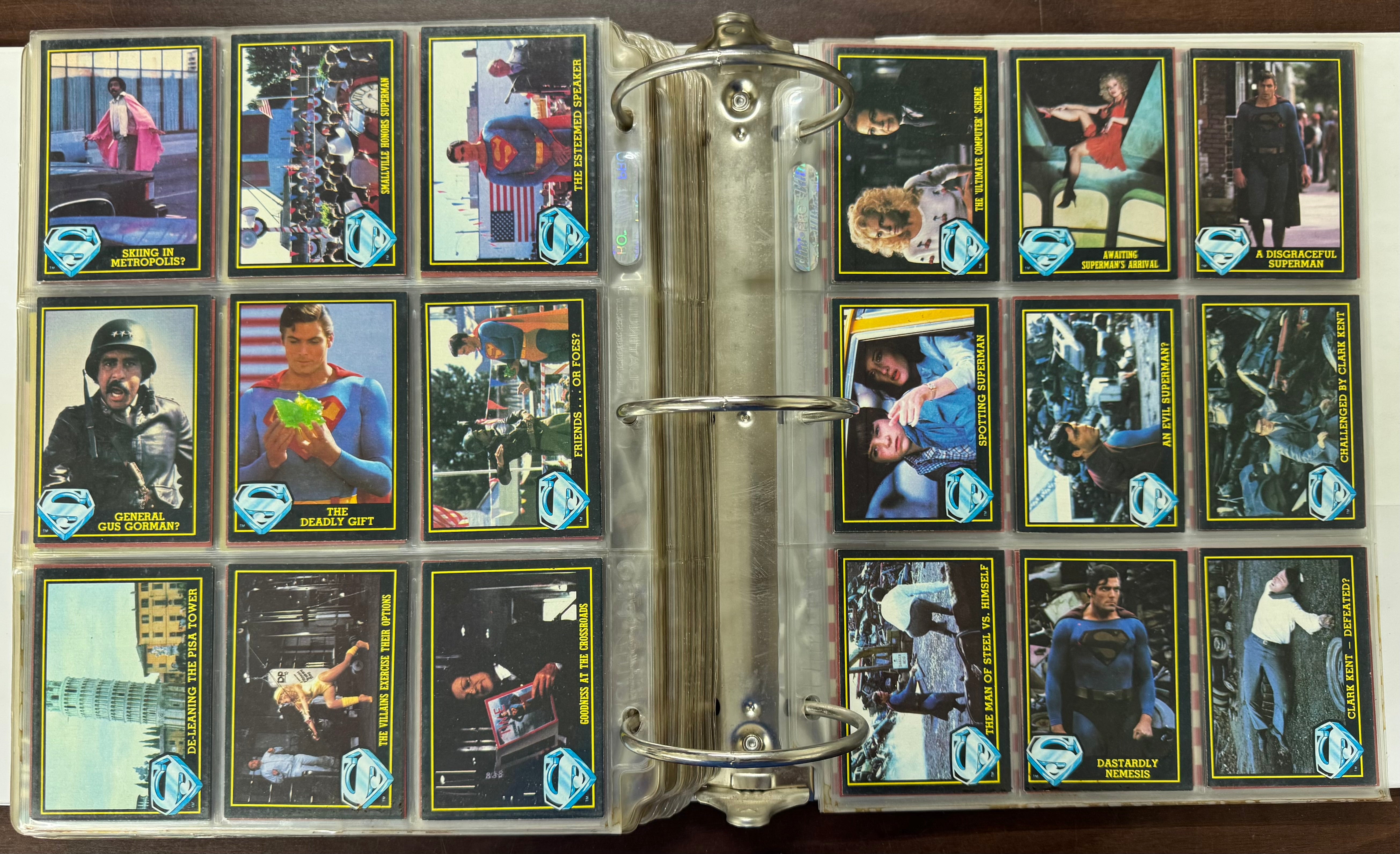 1978/83 Topps Superman 1-3 Complete Card Sets W/ Stickers EX-MT