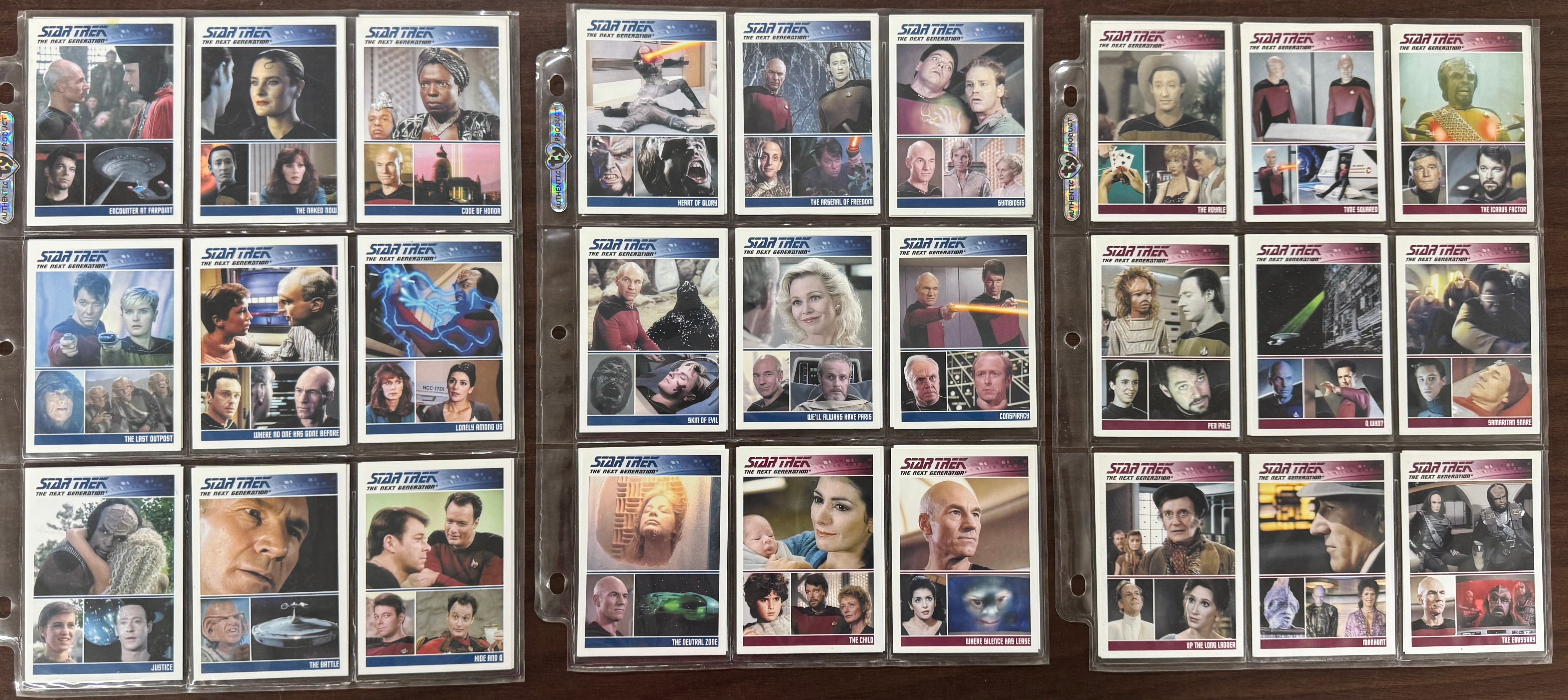 2011 Rittenhouse Star Trek The Next Generation Series 1-2 Complete Sets (180)