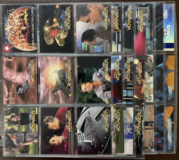 1995 SkyBox Star Trek Voyager Season 1 Complete Set (98) W/ Inserts