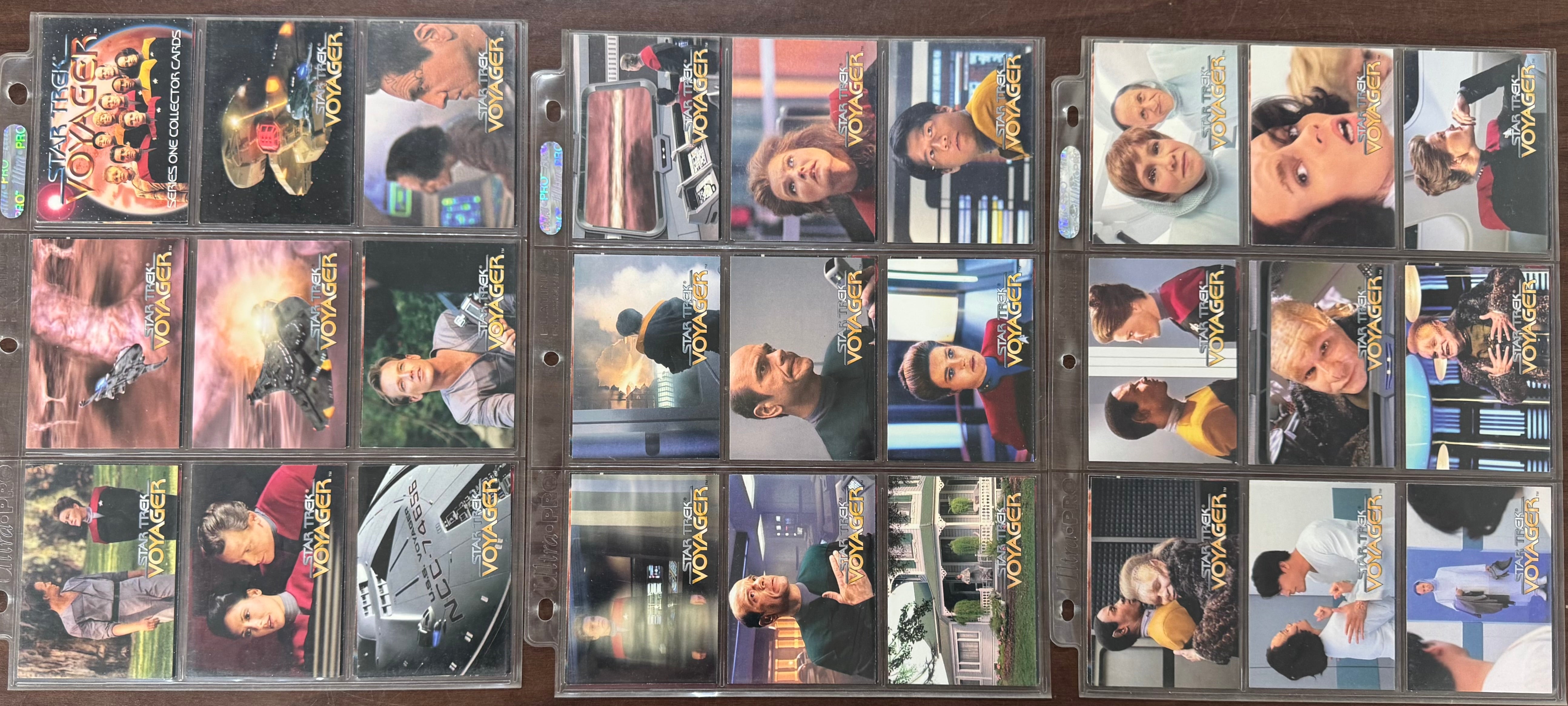 1995 SkyBox Star Trek Voyager Season 1 Complete Set (98) W/ Inserts