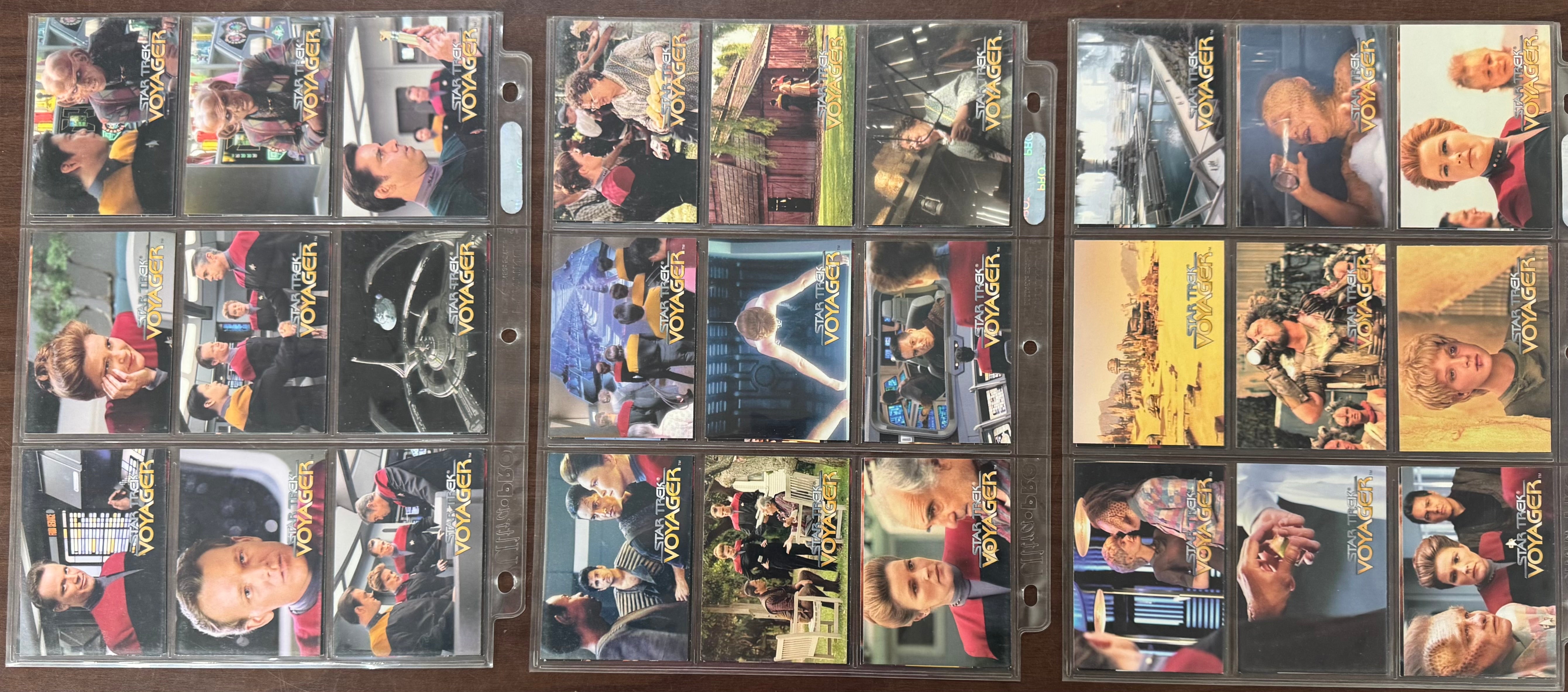 1995 SkyBox Star Trek Voyager Season 1 Complete Set (98) W/ Inserts