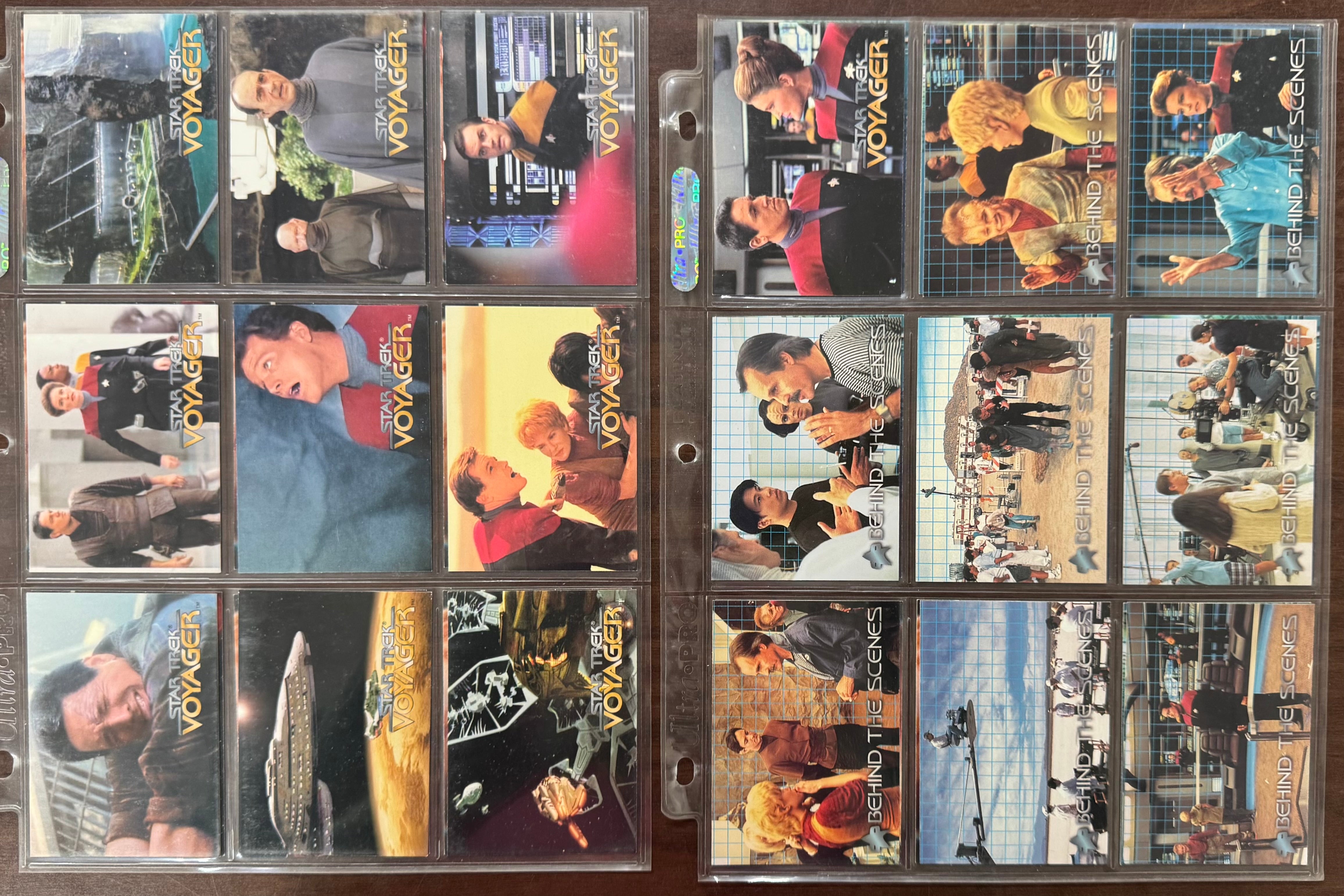 1995 SkyBox Star Trek Voyager Season 1 Complete Set (98) W/ Inserts