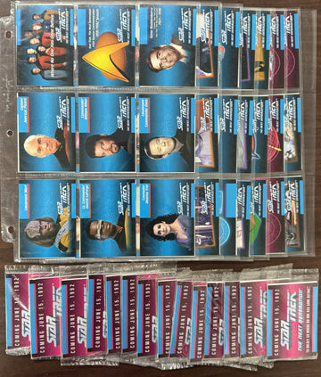1992 Impel Star Trek The Next Generation Complete Set (120) W/ Inserts and Promo