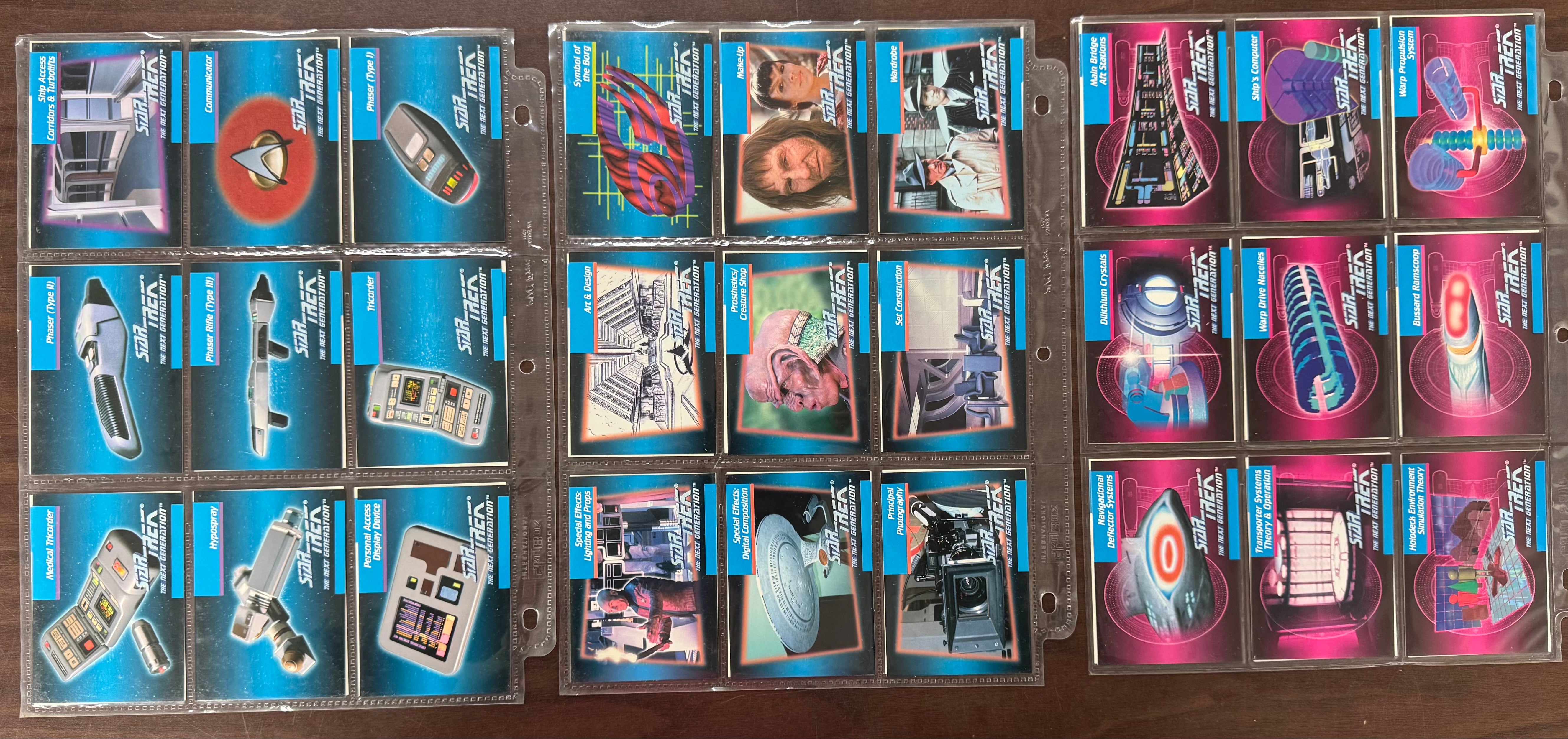 1992 Impel Star Trek The Next Generation Complete Set (120) W/ Inserts and Promo