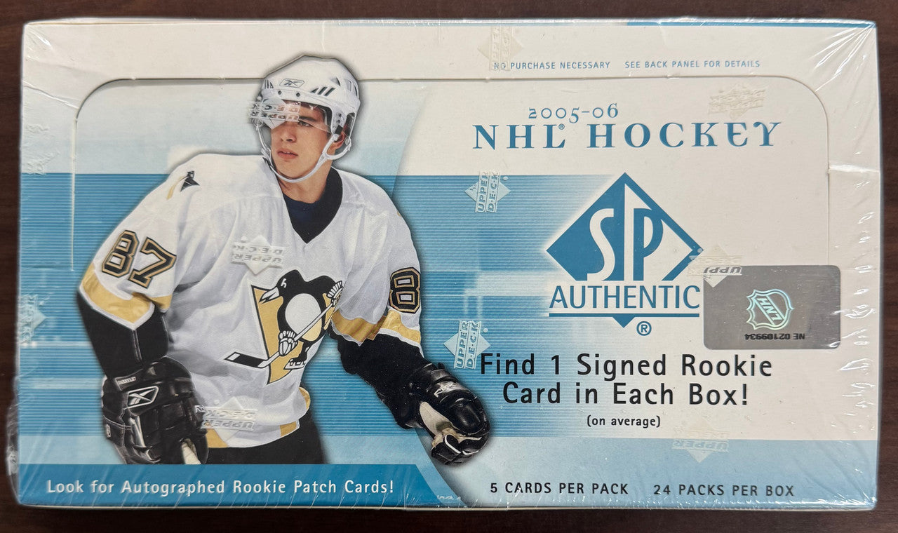 2005/06 Upper Deck SP Authentic Hockey Hobby Box Factory Sealed