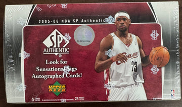 2005/06 Upper Deck SP Authentic Basketball Hobby Box Factory Sealed