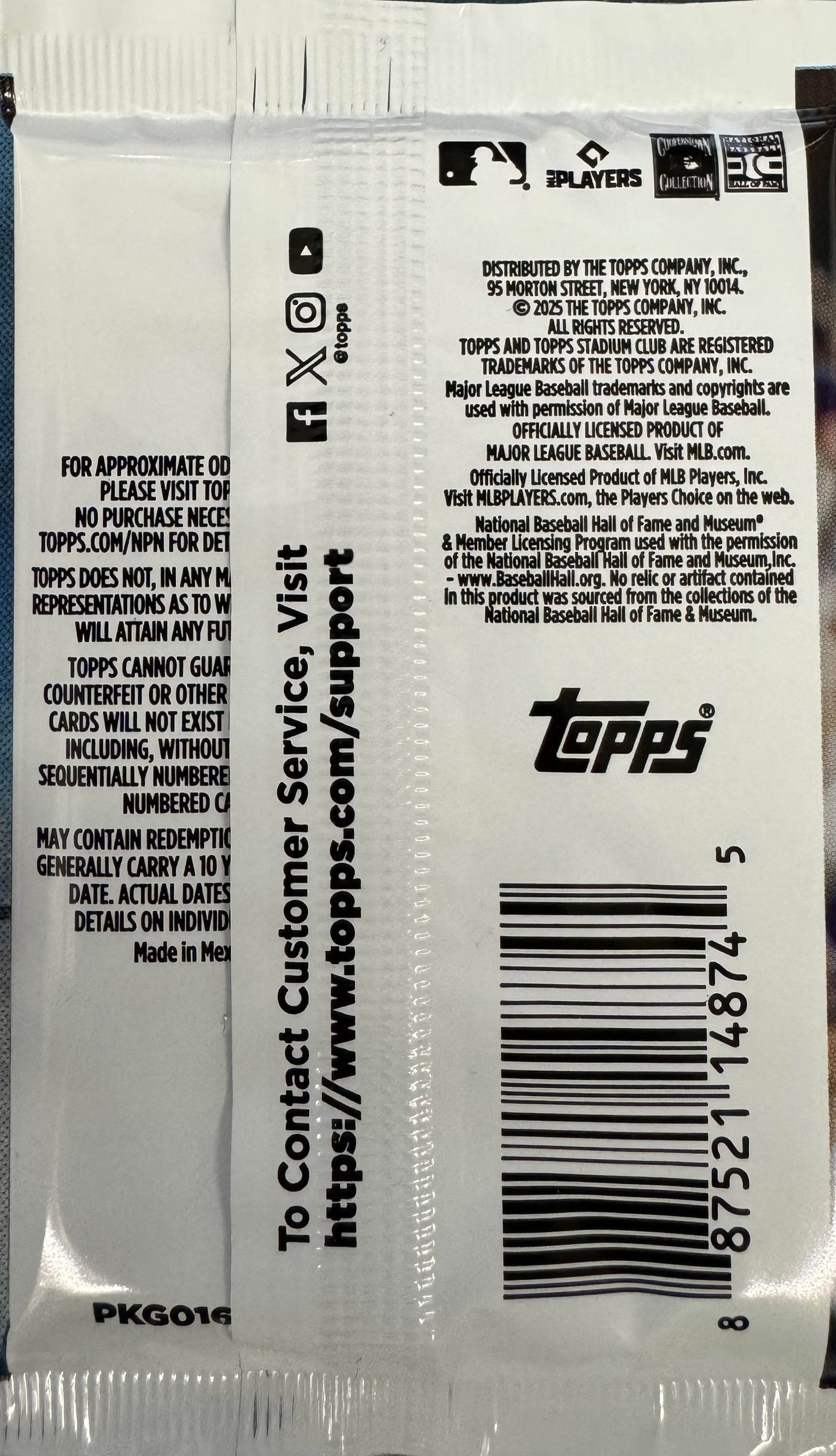 2025 Topps Stadium Club Baseball Hobby Pack