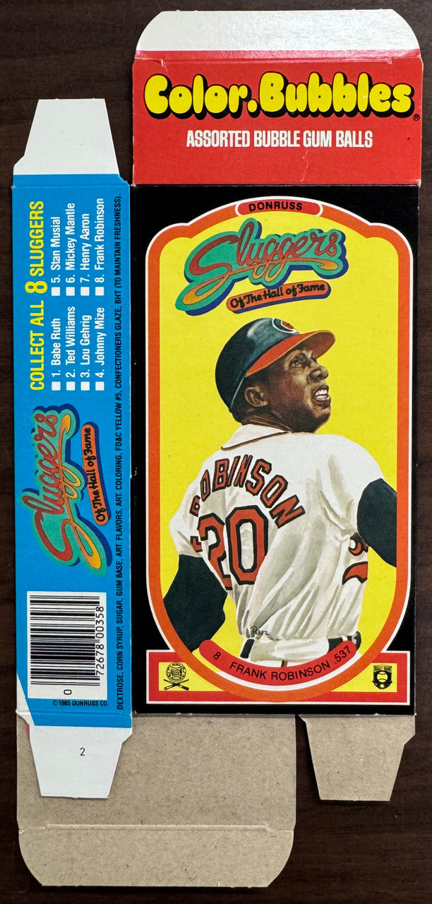 1985 Donruss Bubble Gum Empty Box Lot of 8 (5 Different 3 Duplicates)