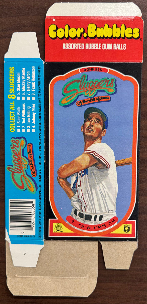 1985 Donruss Bubble Gum Empty Box Lot of 8 (5 Different 3 Duplicates)
