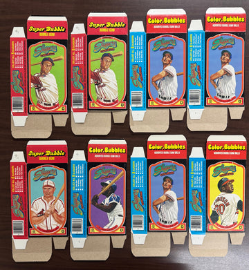 1985 Donruss Bubble Gum Empty Box Lot of 8 (5 Different 3 Duplicates)