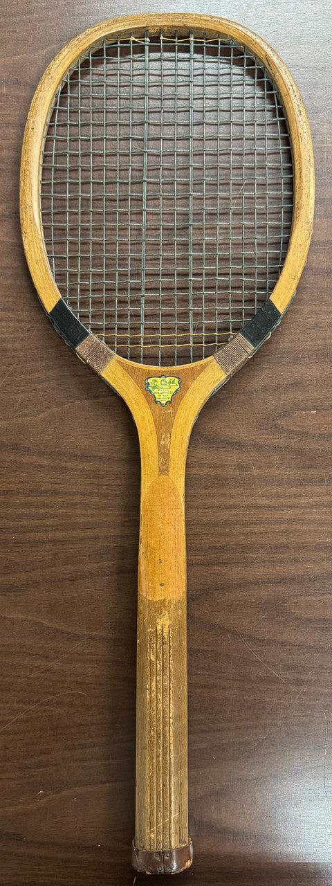 Vintage 1913 Ty Cobb W.B Jarvis Tennis Racket Detroit Tigers Baseball HOF