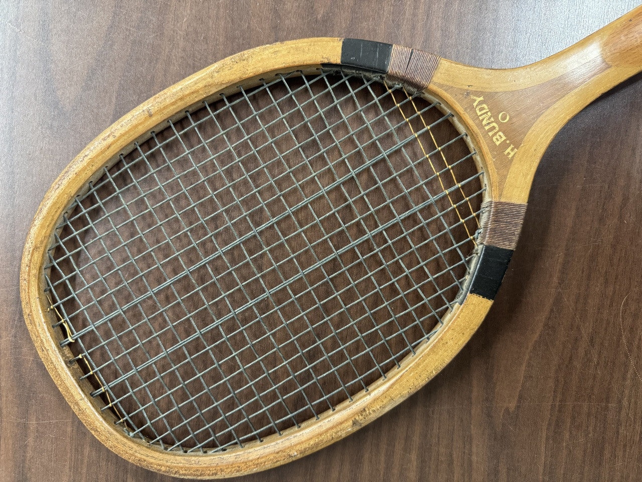 Vintage 1913 Ty Cobb W.B Jarvis Tennis Racket Detroit Tigers Baseball HOF