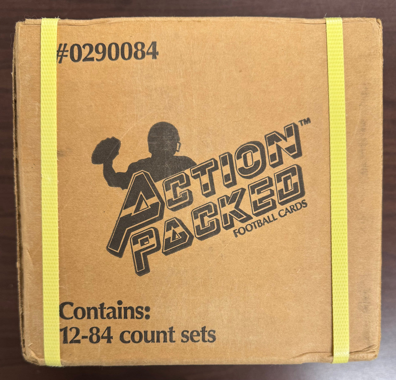1990 Action Packed Football Rookie Update Set Case (12) Factory Sealed