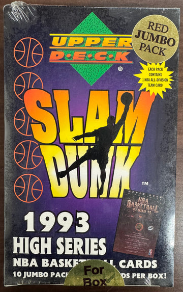 1993 Upper Deck Slam Dunk High Series Box Factory Sealed