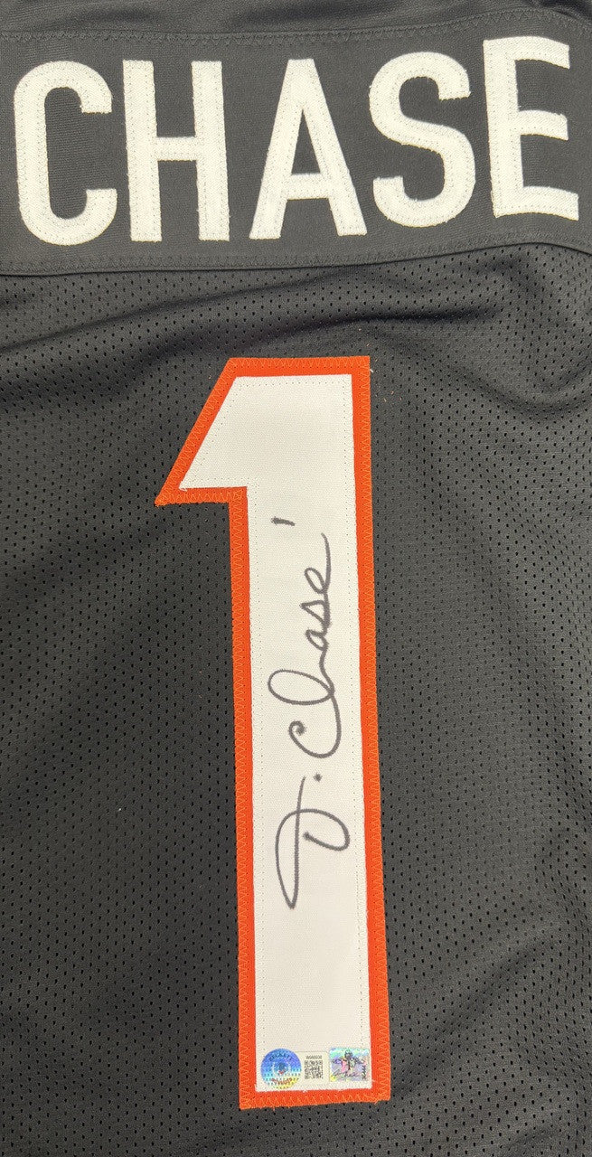 Ja'Marr Chase Signed Autographed Jersey Custom Bengals BAS