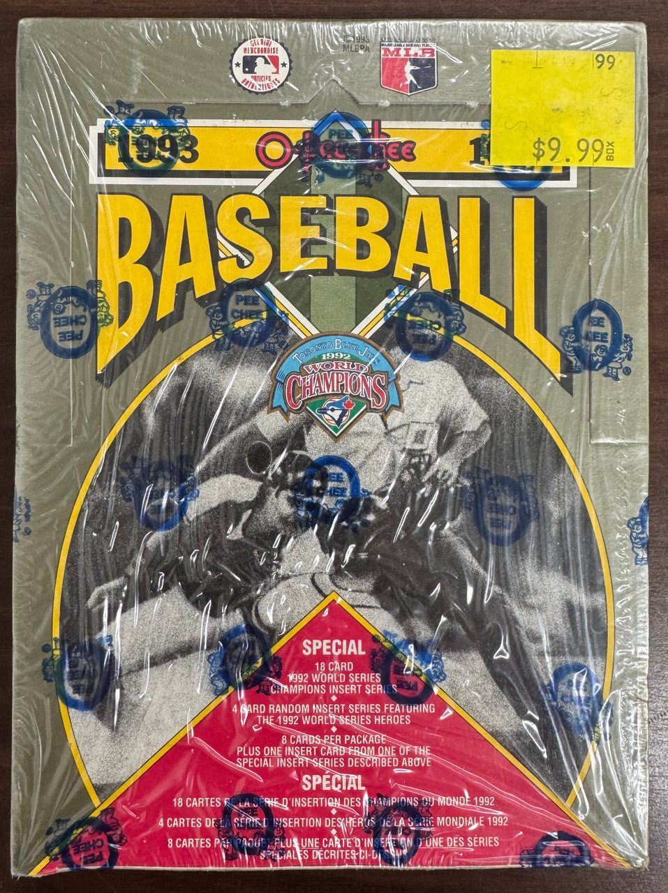 1993 O-Pee-Chee Baseball Box 36 Sealed Packs
