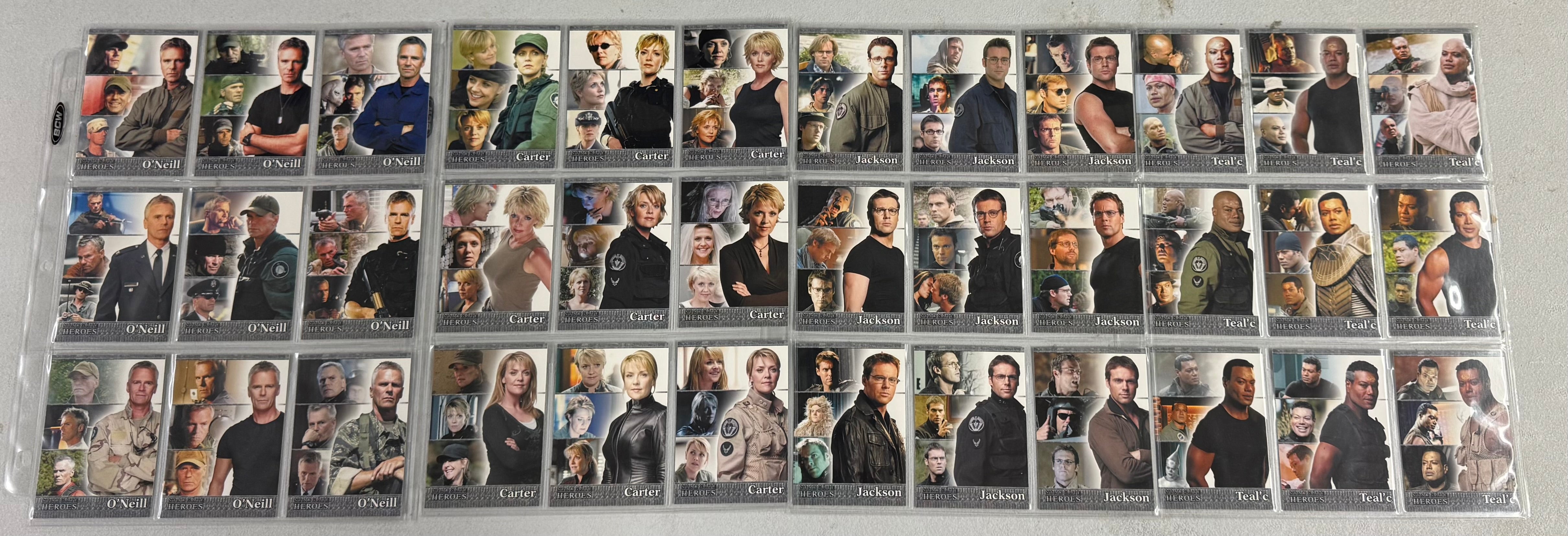 1994/2009 Collect-A-Card/Rittenhouse Stargate Complete Collector Card Sets