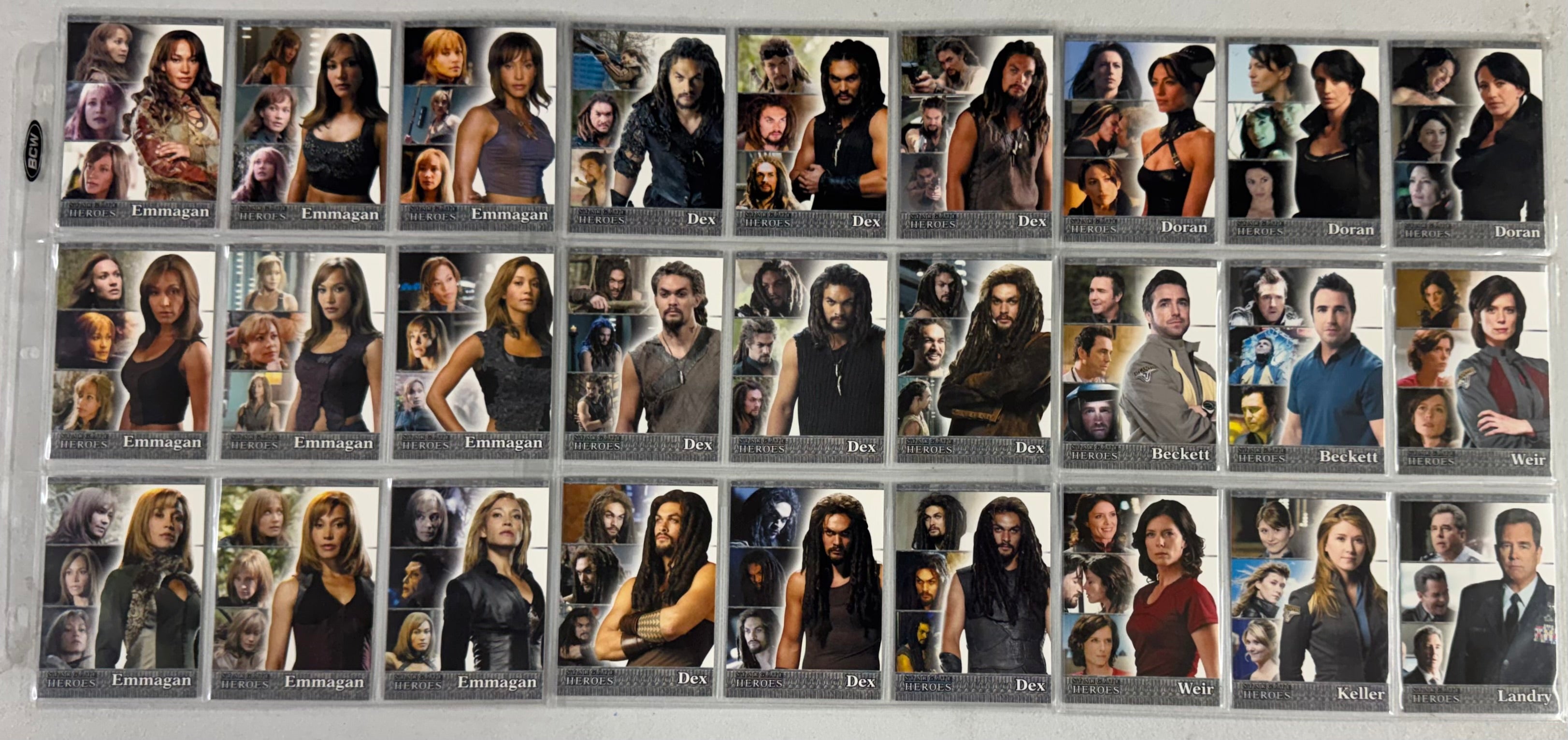 1994/2009 Collect-A-Card/Rittenhouse Stargate Complete Collector Card Sets