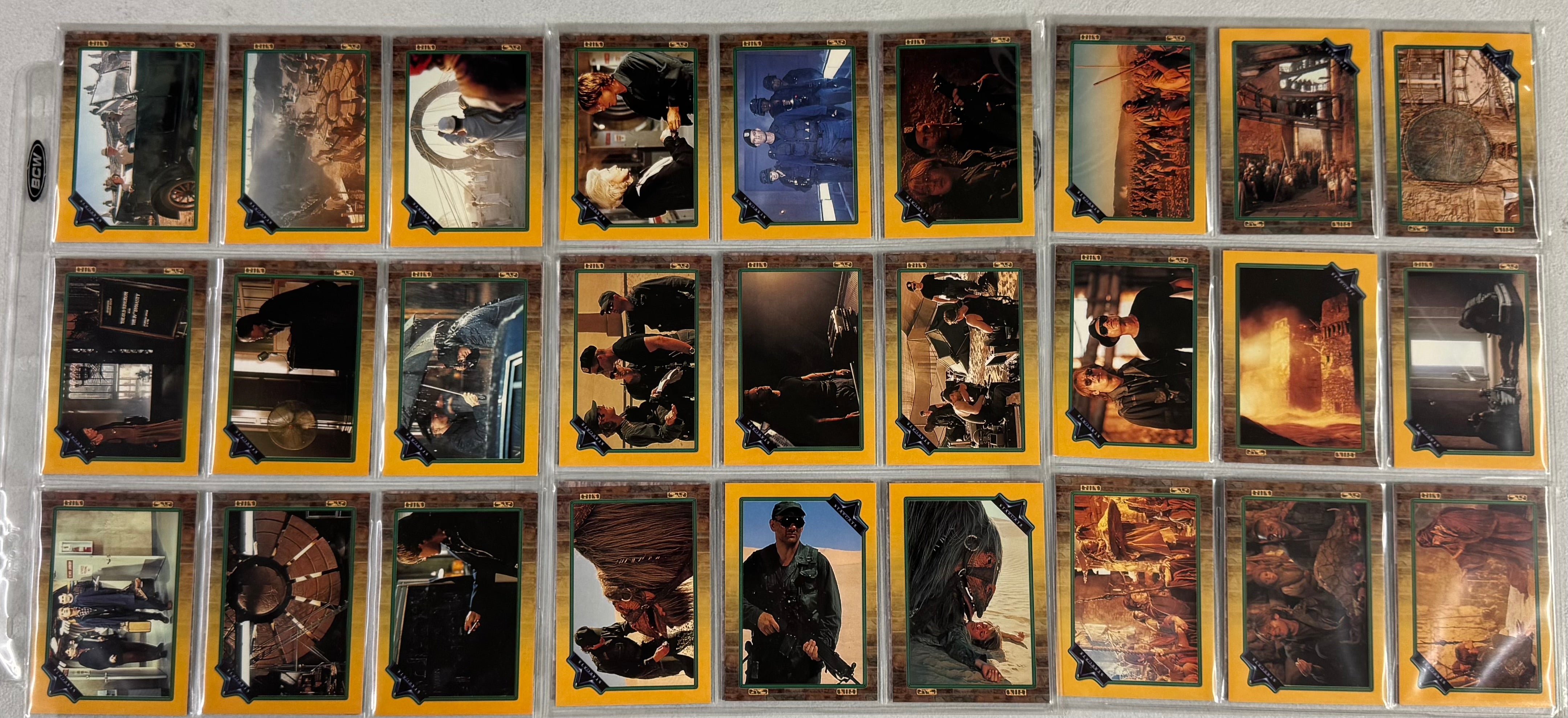 1994/2009 Collect-A-Card/Rittenhouse Stargate Complete Collector Card Sets