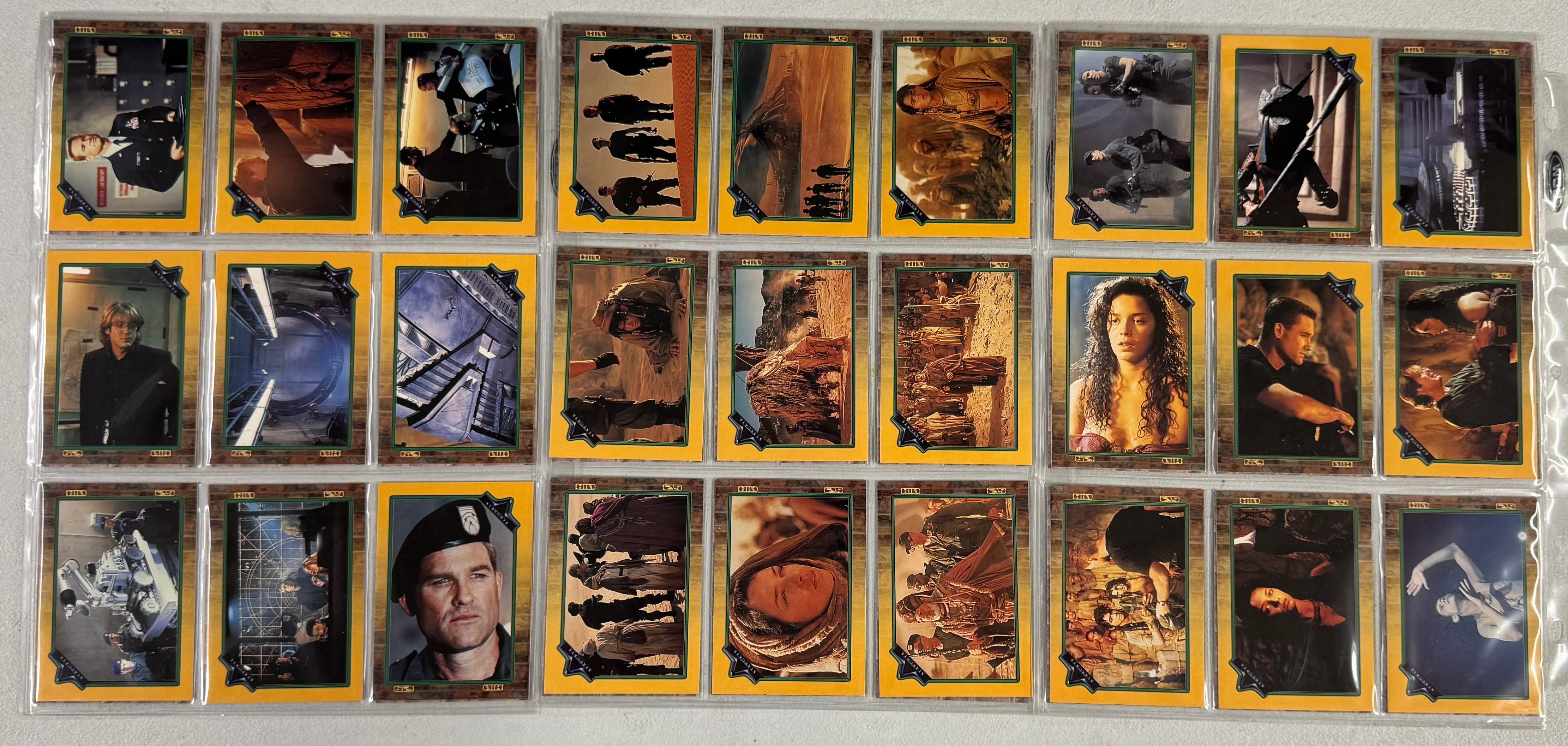 1994/2009 Collect-A-Card/Rittenhouse Stargate Complete Collector Card Sets