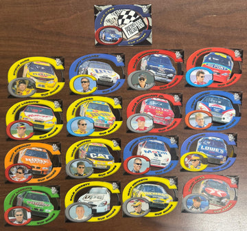 2001 Press Pass NASCAR Cup Chase Die-Cut Redemption Complete Set (17)