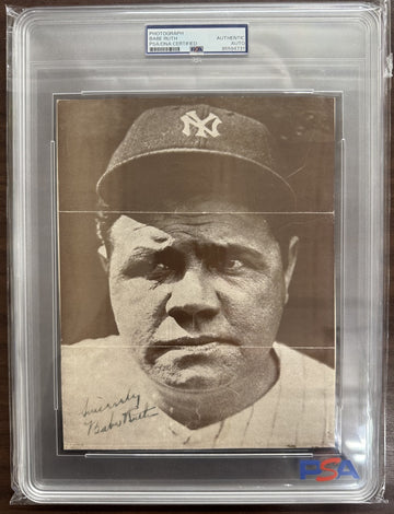 Babe Ruth Signed Autographed Photo PSA/DNA Authentic