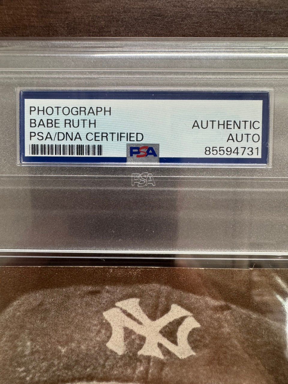Babe Ruth Signed Autographed Photo PSA/DNA Authentic