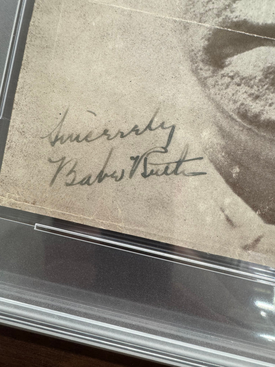 Babe Ruth Signed Autographed Photo PSA/DNA Authentic
