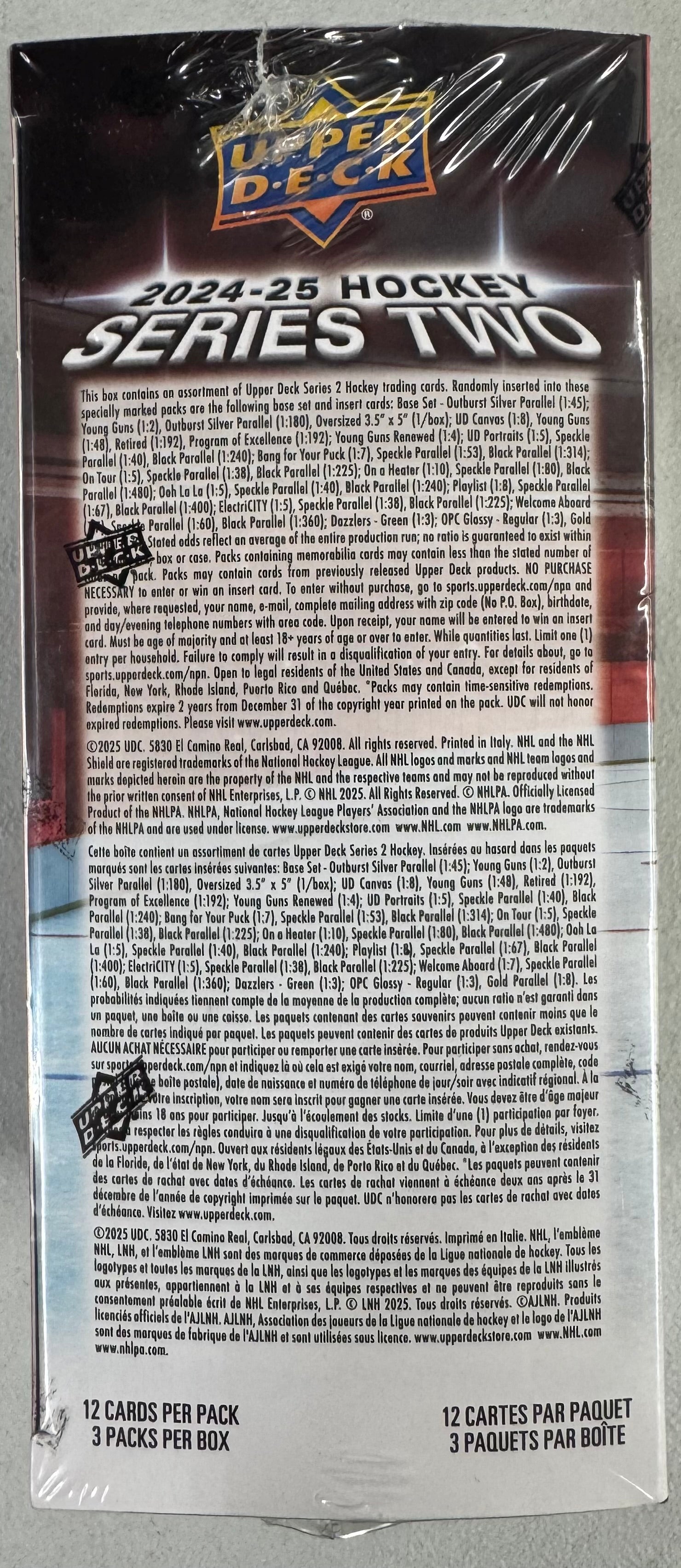 2024/25 Upper Deck Series Two Hockey Blaster Box