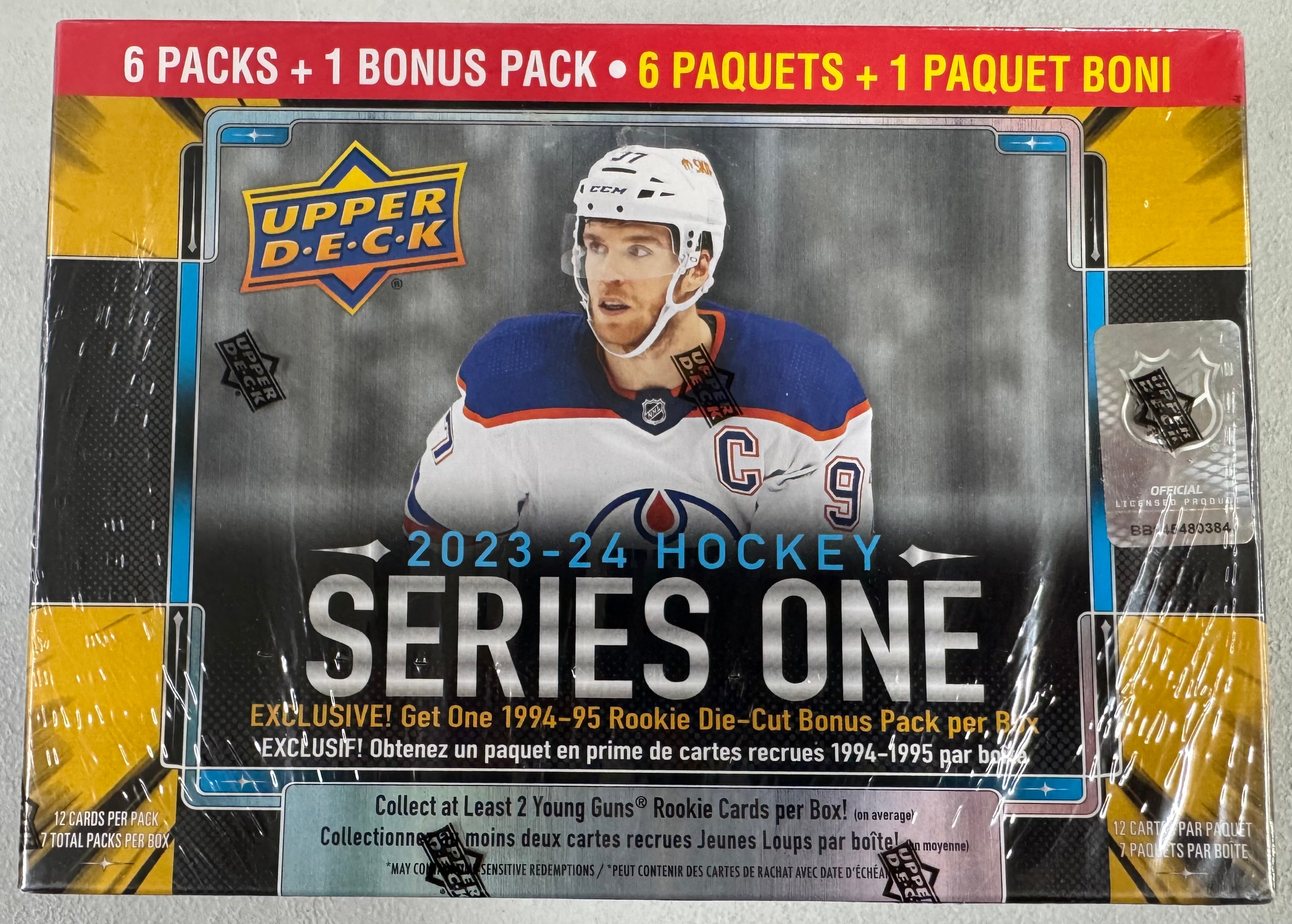 2023/24 Upper Deck Series 1 Hockey Mega Box