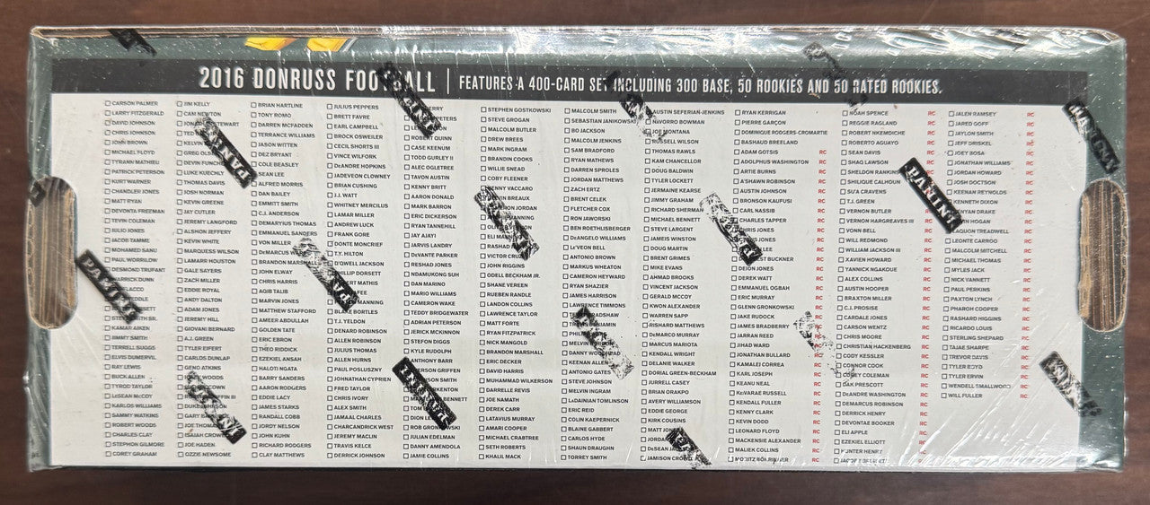 2016 Donruss Football Complete Set Factory Sealed