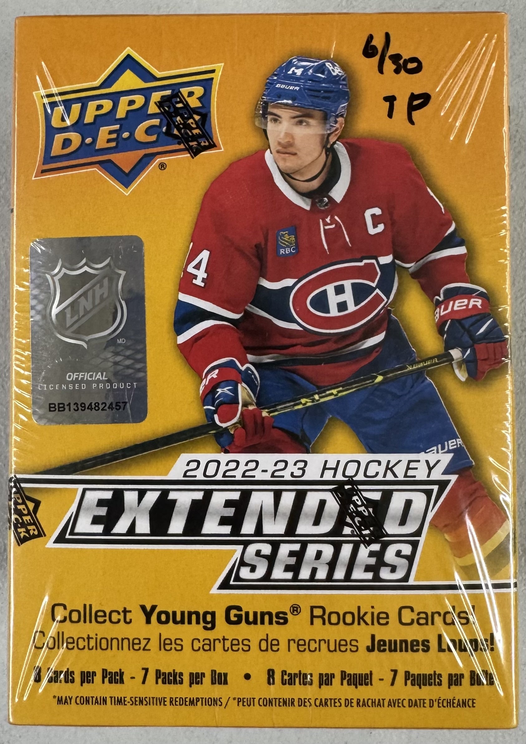 2022/23 Upper Deck Extended Series Hockey Blaster Box