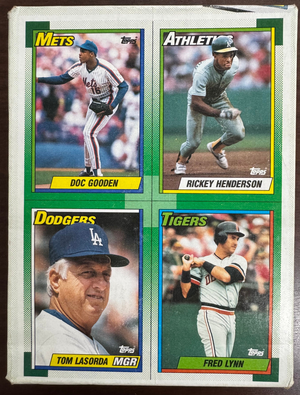 1990 Topps Baseball Wax Box 36 Sealed Packs