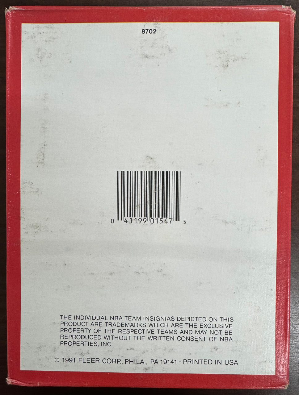 1991/92 Fleer Basketball Wax Box 36 Factory Sealed Packs