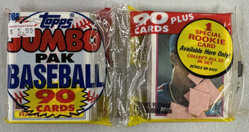 1988 Topps Baseball Jumbo Pack (90 Cards)