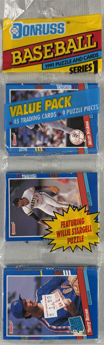 1991 Donruss Baseball Series 1 Rack Pack