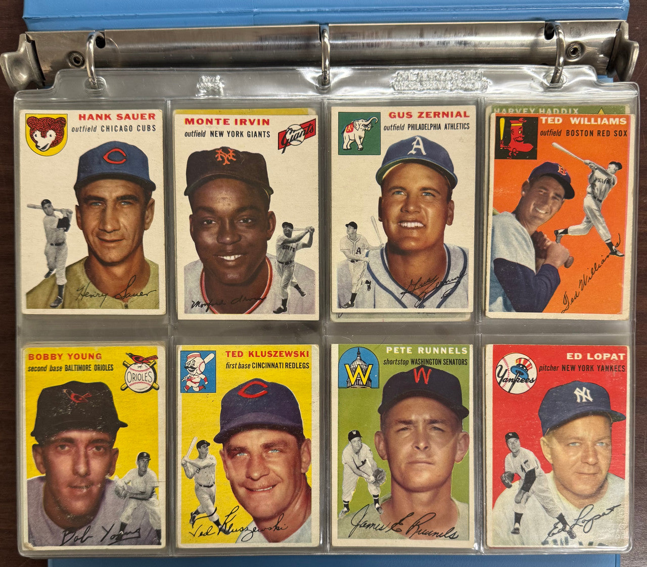 1954 Topps Baseball Near Complete Set (238/250) VG-VG/EX