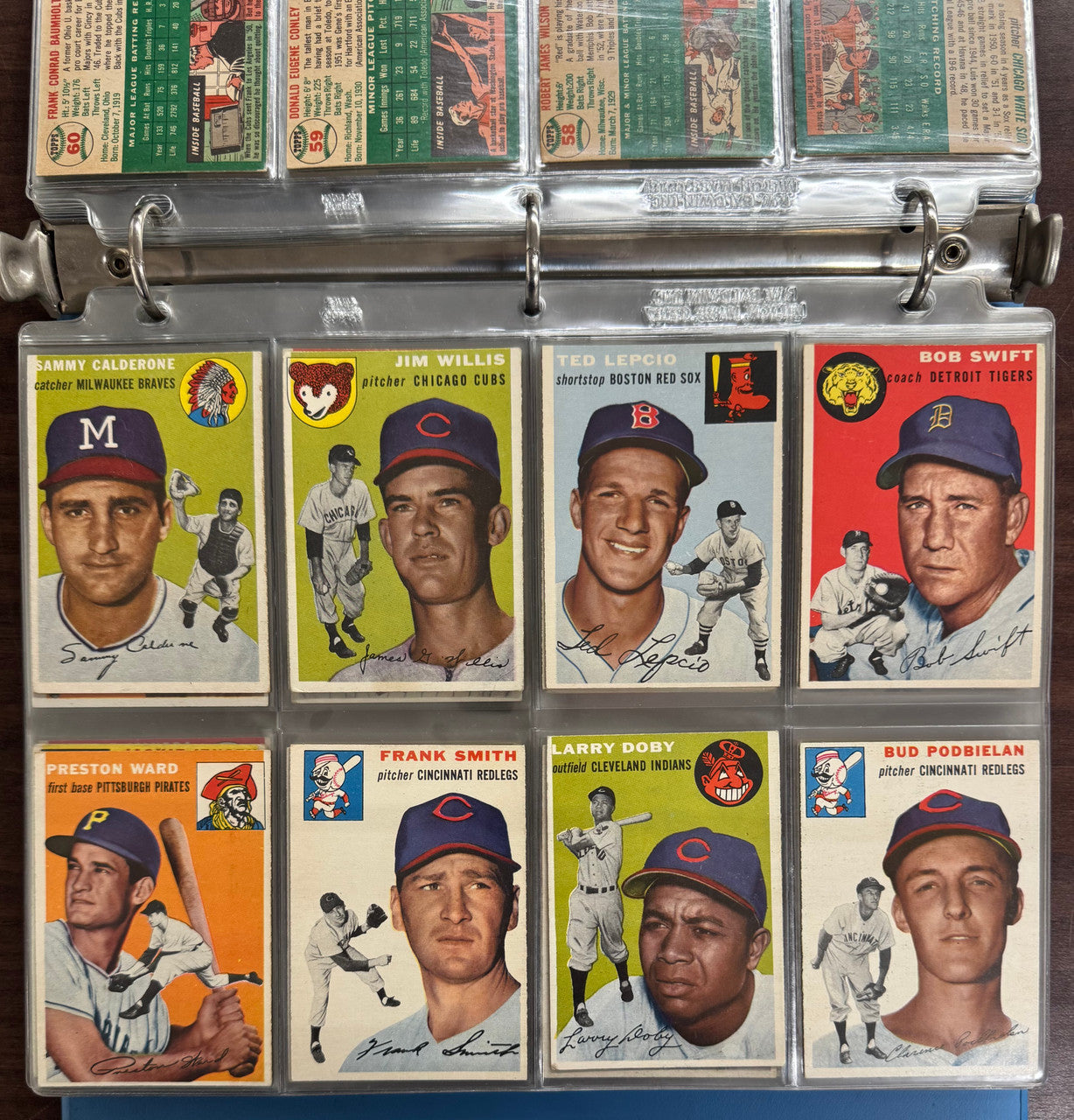 1954 Topps Baseball Near Complete Set (238/250) VG-VG/EX