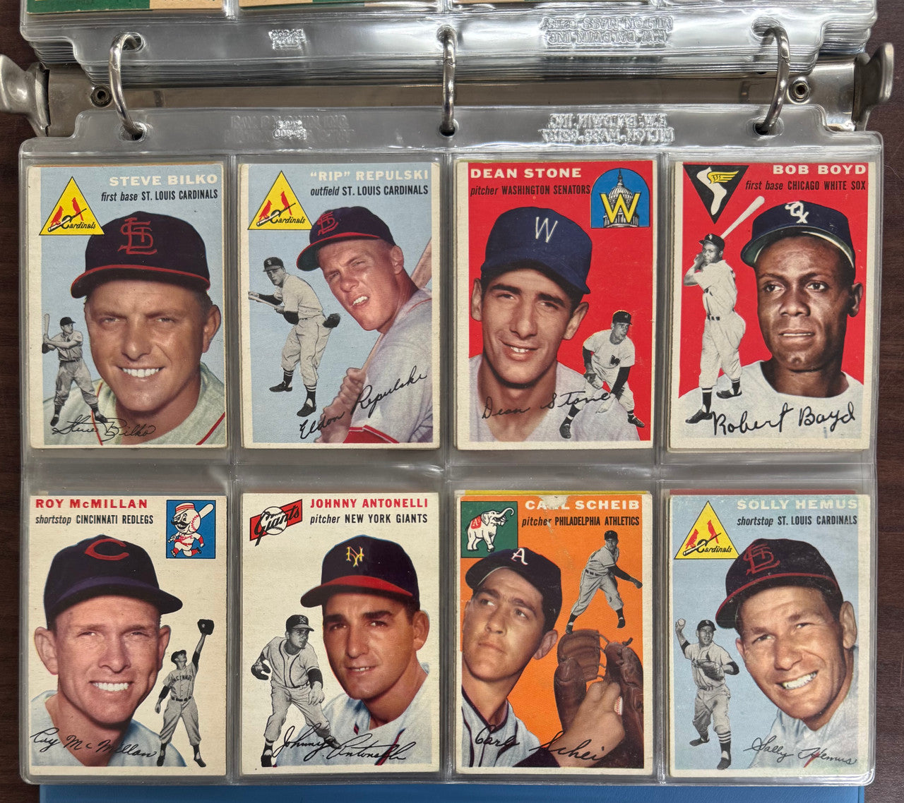 1954 Topps Baseball Near Complete Set (238/250) VG-VG/EX