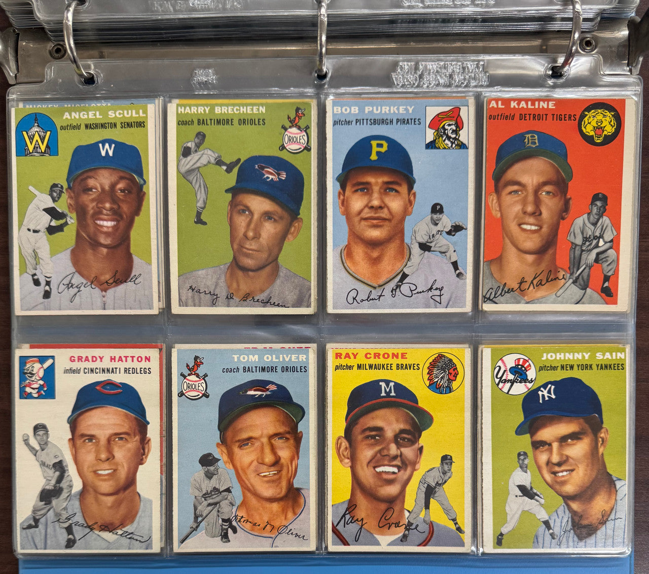 1954 Topps Baseball Near Complete Set (238/250) VG-VG/EX