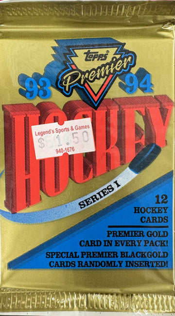 1993/94 Topps Premier Hockey Pack