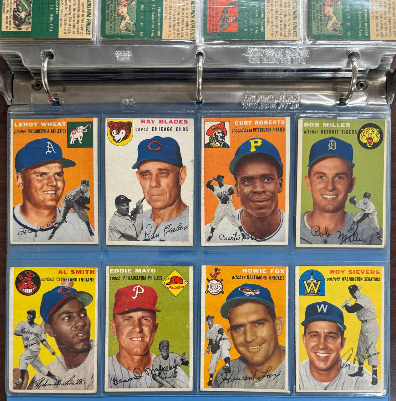 1954 Topps Baseball Near Complete Set (238/250) VG-VG/EX