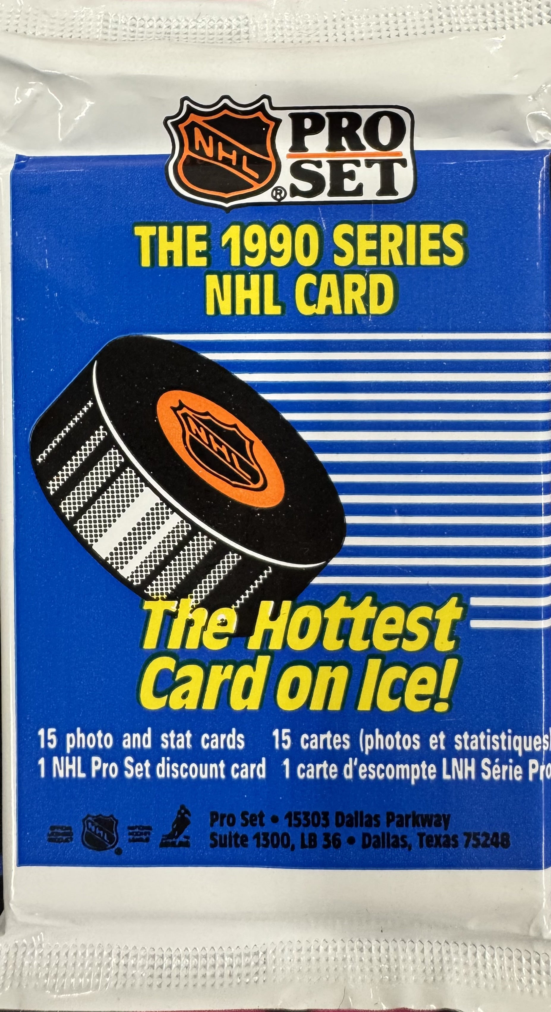 1990/91 Pro Set Series 1 Hockey Pack