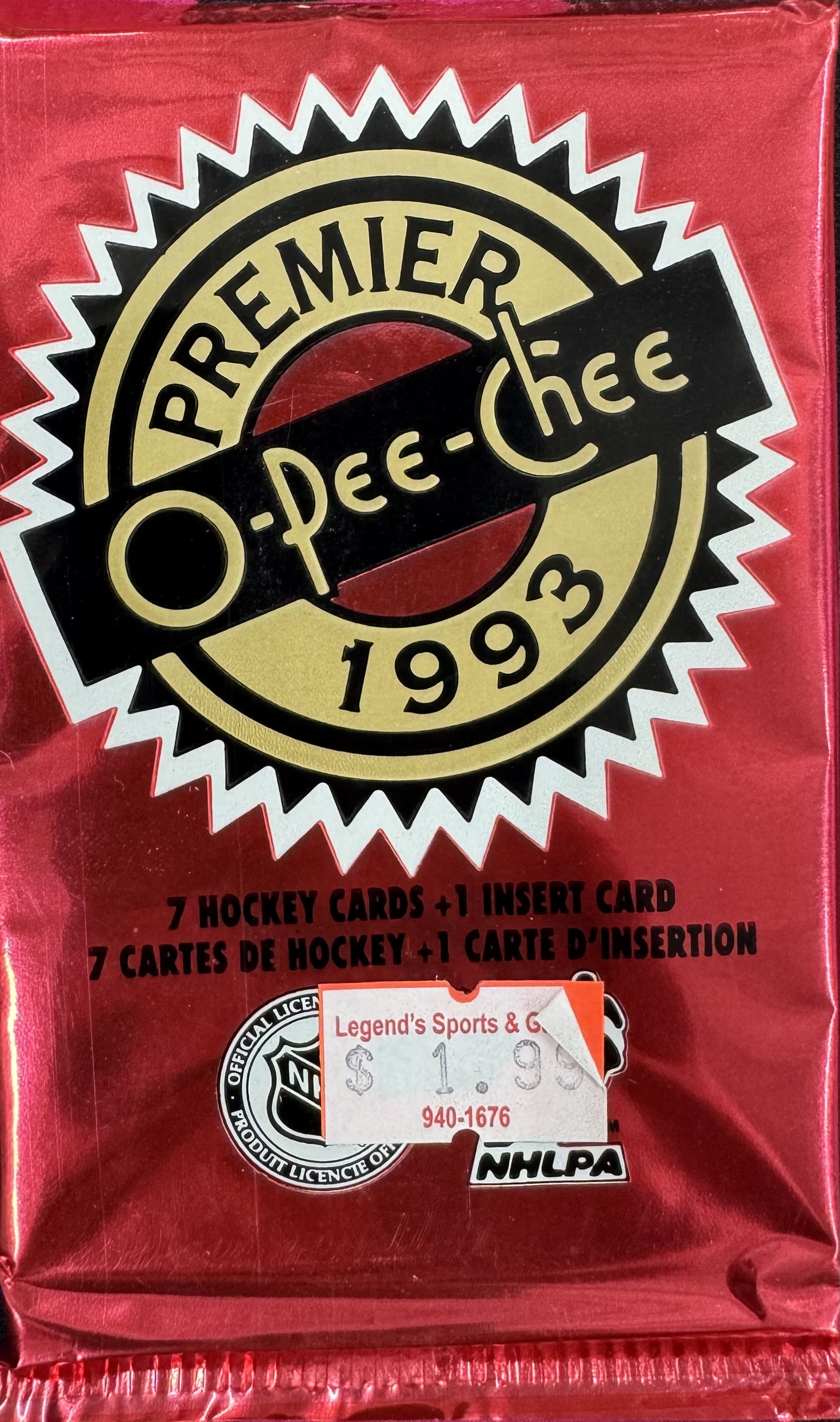 1993 O-Pee-Chee Hockey Pack