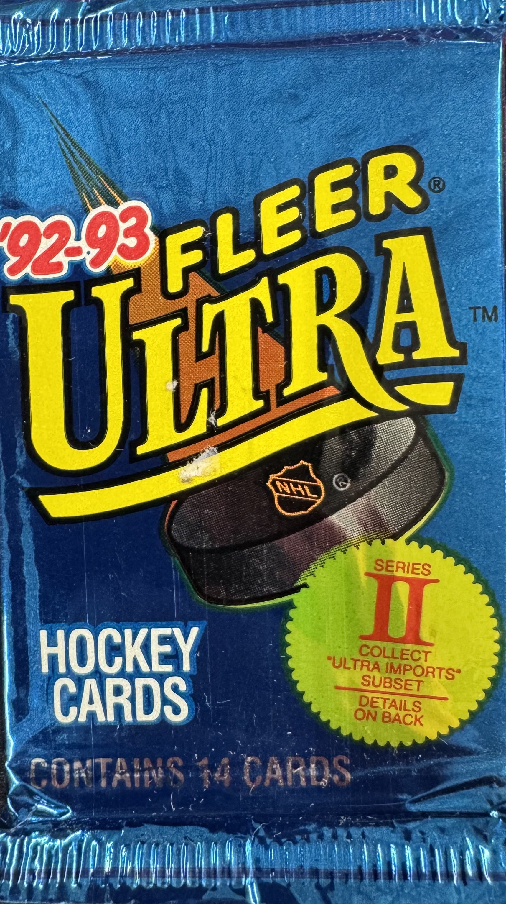 1992/93 Fleer Ultra Series 2 Hockey Pack