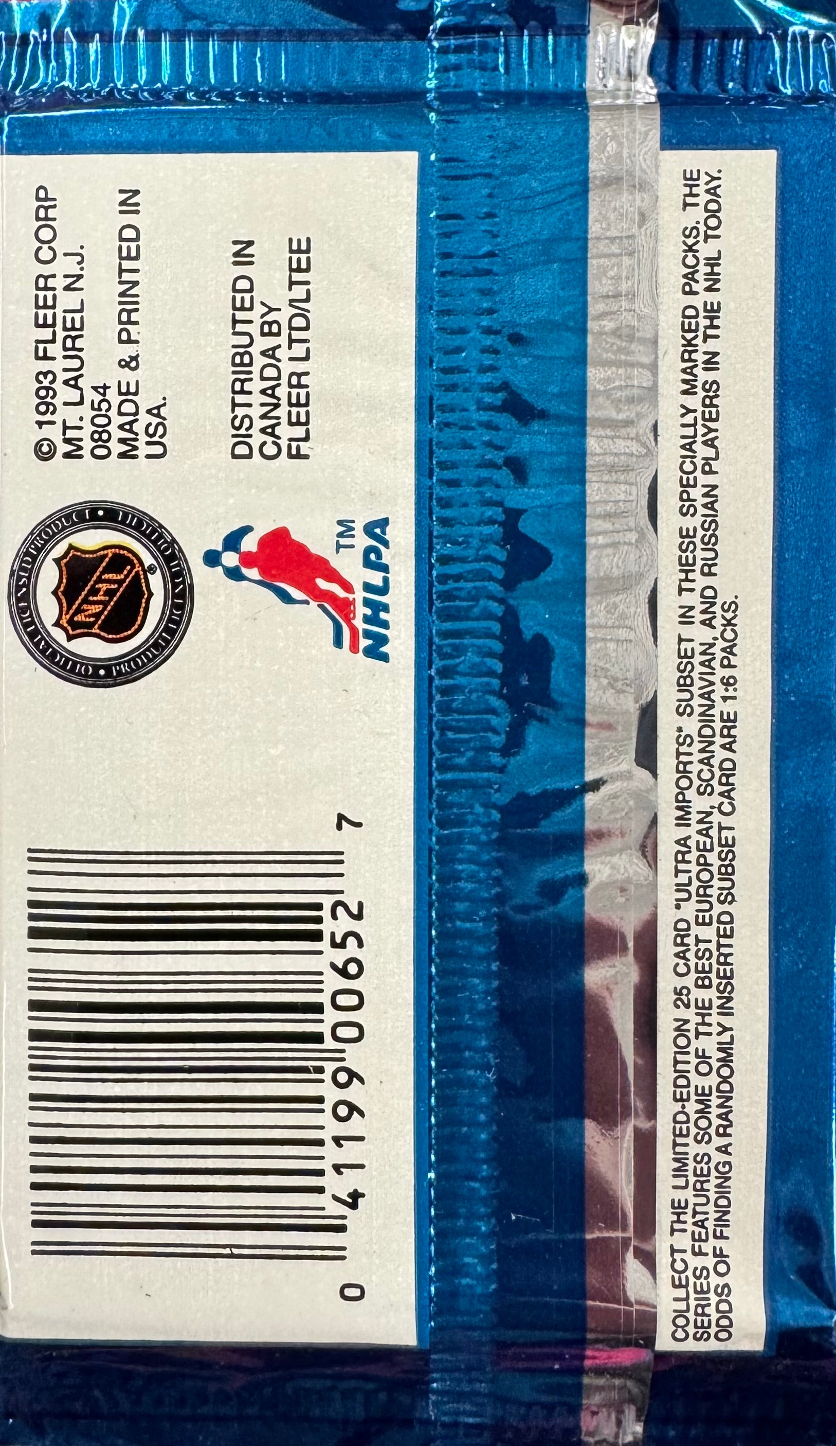 1992/93 Fleer Ultra Series 2 Hockey Pack
