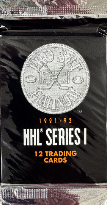 1991/92 Pro Set Platinum Series 1 Hockey Pack