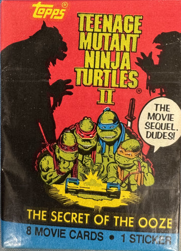1991 Topps Teenage Mutant Ninja Turtles The Movie II Wax Pack